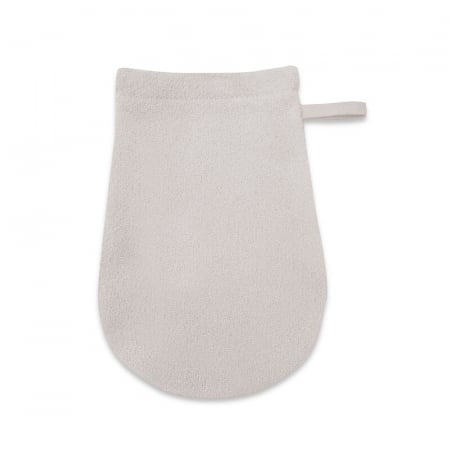Cadite si accesorii - Manusa de baie, MimiNu, Pentru bebelusi, 12x21 cm, Material certificat Oeko Tex Standard 100, Beige