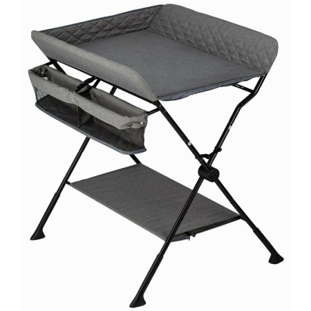 Saltele si accesorii infasat - Masuta pentru infasat si schimbat scutece, FreeON, Lia, Multifunctionala, Pliabila, Gri