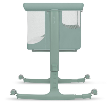 Patut co-sleeper, Lionelo, Aurora, 3 in 1, Cu leganare si setare unghiulara, Saltea cu densitate T25 si geanta transport, Reglabil in 5 pozitii pe inaltime, Pana la 9 kg, 0 luni+, 85x60x66 cm, EN 1130 [12]