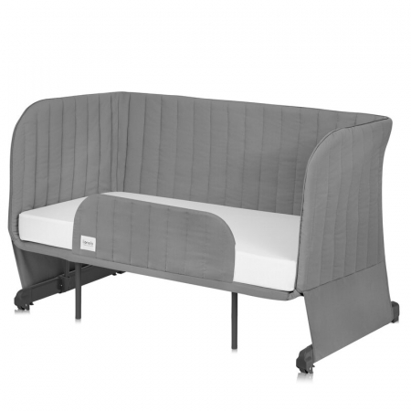 Patut co-sleeper, Lionelo, Thomi Plus, 5 in 1, Multifunctional, Sustine pana la 9 kg ca patut, 15 kg tarc de joaca, 100 kg canapea, Inaltime reglabila in 7 pozitii, De la nastere pana la 4 ani, Cu 2 s [32]