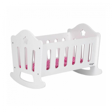 Patut pentru papusi, Free2Play, Cu pernuta confortabila, 46x33x33 cm, 36 luni+, White [4]
