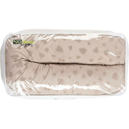 Perna alaptare, Bubaba, Cu doua fete, 170 x 35 cm, Grey Hearts [1]