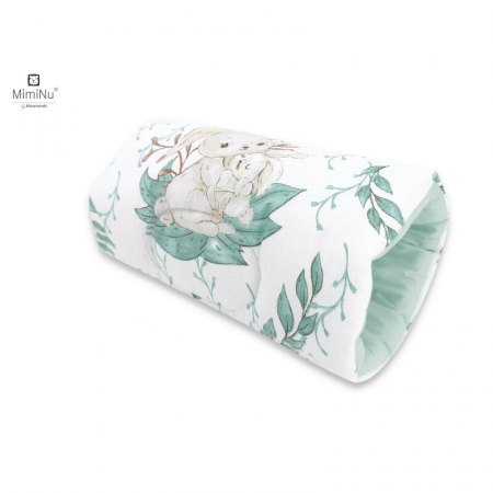 Perne gravide si alaptare - Perna pentru alaptat tip manson, Din bumbac certificat Oeko Tex Standard 100, 25 cm, Lulu Natural