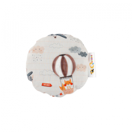 Perne - Pernuta anticolici umpluta cu samburi de cirese, Cu husa din bumbac, Diametru 14 cm, Adventure