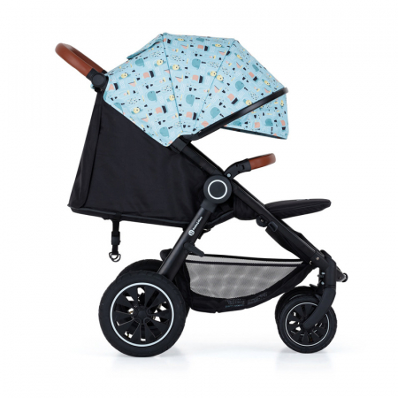Petite&Mars - Carucior sport, Street+ Air, Include capotina impermeabila Editie limitata, Cu fereastra, husa picioare, cos de bagaje, Cu roti gonflabile, Centura de siguranta in 5 puncte, Pana la 25 k [1]