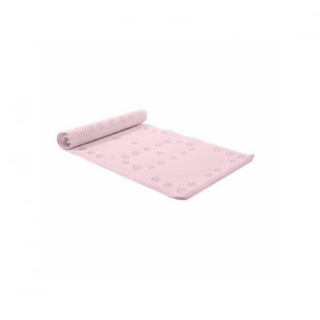 Cadite si accesorii - Petite&Mars - Covoras XXL de baie antialunecare cu ventuze Harry, Dreptunghiular, Antiderapant, 91x43 cm, Roz