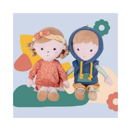 Petite&Mars - Papusa Sophie 14 x 34 cm, 0 luni, 35 cm, Roz [7]