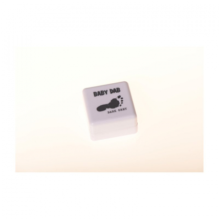 Petite&Mars - Set amprente mulaj cu cerneala pentru 20 de amprente manuta sau piciorus, Non-toxic, Baby Dab, Violet/Gri [1]