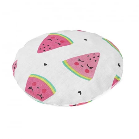 Perne - Pernuta anticolici umpluta cu samburi de cirese, Cu husa din bumbac, Diametru 14 cm, Watermelon