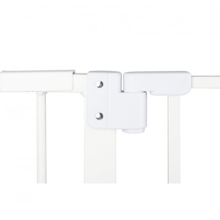 Qmini - Poarta siguranta Thor, 74 - 109.4 cm, Inchidere automata, Sistem dublu de blocare, Otel, Garantie extinsa:3 ani, ASTM1004 si EN1930-2011, Alb [10]
