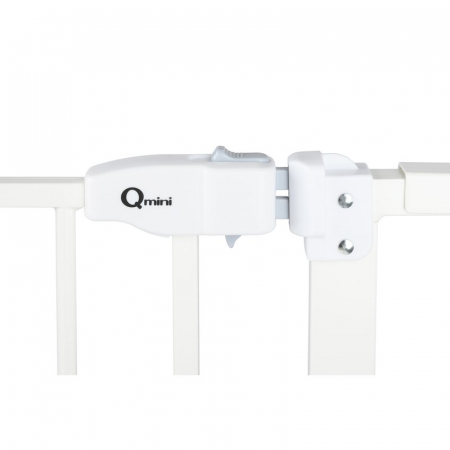 Qmini - Poarta siguranta Thor, 74 - 109.4 cm, Inchidere automata, Sistem dublu de blocare, Otel, Garantie extinsa:3 ani, ASTM1004 si EN1930-2011, Alb [8]