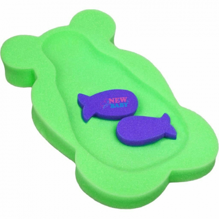 Cadite si accesorii - Reductor din burete, Pentru baie, Lungime 58 cm, New Baby, Maxi Green