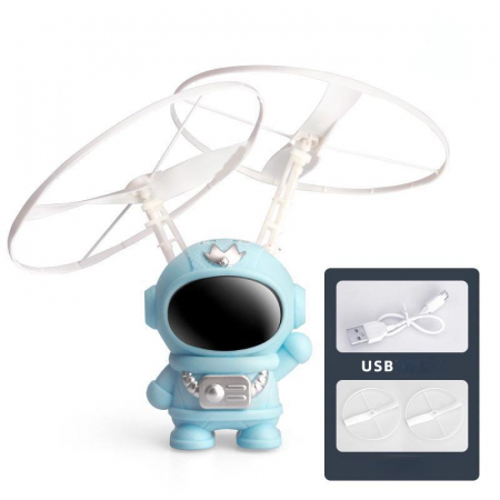 Masinute , Avioane , Utilaje - Robot zburator, Spaceman, incarcare USB diverse culori