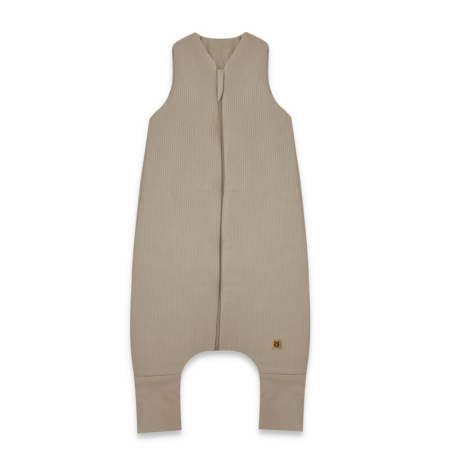 Camera copilului - Sac de dormit, MimiNu, Premium, Cu picioruse, De iarna, Din bumbac interlock certificat Oeko Tex Standard 100, Cu fermoar, 2 - 6 ani, M, Soft Mocha