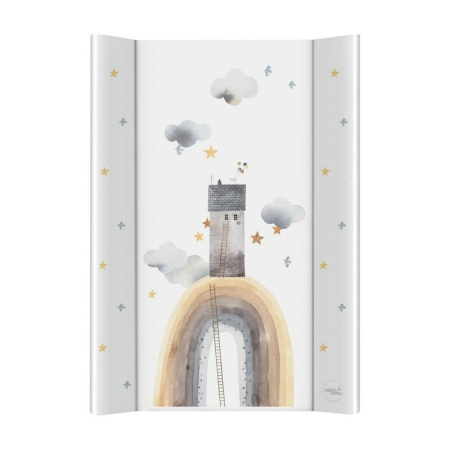 Saltele si accesorii infasat - Saltea de infasat, Ceba Baby, Moale, 70 x 50 cm, Suprafata impermeabila, Pentru comode de infasat sau suprafete plane, Fara ftalati, 0 luni+, Rainbow Home