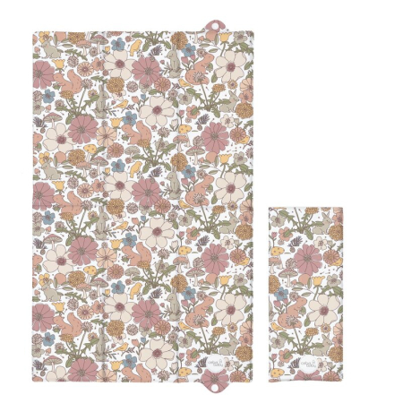 Saltele si accesorii infasat - Saltea de infasat, Ceba Baby, Pliabila, 80x50 cm, Suprafata impermeabila, Multifunctionala, Pentru acasa si in deplasari, Basic Garden