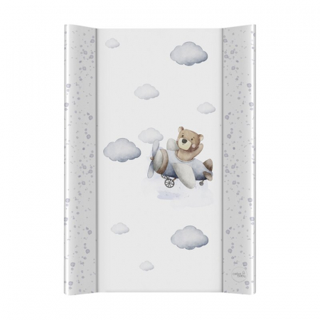 Saltele si accesorii infasat - Saltea de infasat, Ceba Baby, Ultra Light, 50x70 cm, Atasabila la patut, Fara BPA, 0 luni+, Pilot Bear