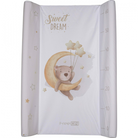 Saltele si accesorii infasat - Saltea de infasat cu taliometru, Soft, FreeON, 70 x 50 cm, Sweet Dream
