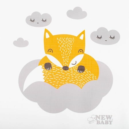 Saltea de infasat, New Baby, 50x70, Atasabila la patut, Cu taliometru, Fara substante nocive, 0 luni+, Fox [2]