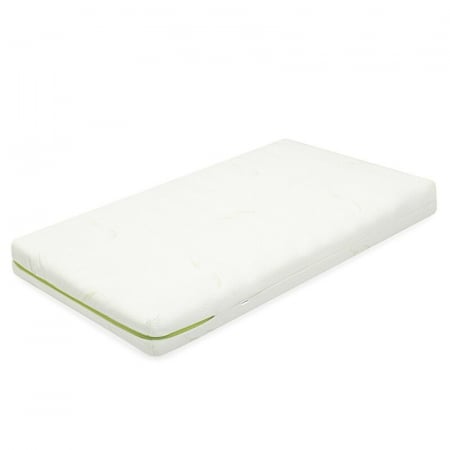 Saltea pentru patut, New Baby, Classy, 120x60x11 cm, Cu Aloe Vera, Compozitie Hrisca-Spuma-Cocos, Hipoalergenica si antibacteriana, Cu husa detasabila, Alb [1]