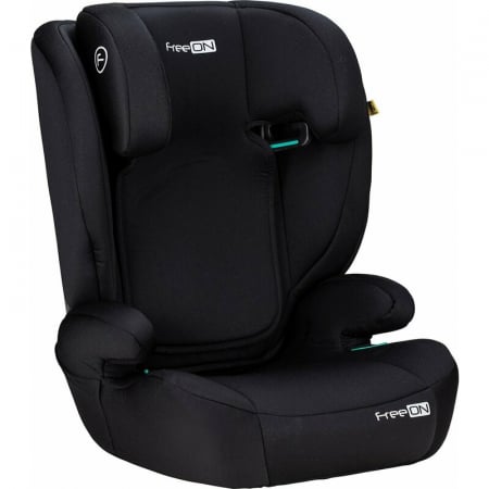 Scaune auto 15-36 kg - Scaun auto, FreeON, Vega, I-Size, Grupa 2/3, 100-150 cm, 4-12 ani, Cu husa detasabila, Cu cotiere, Cu tetiera reglabila 14 pozitii, Conform cu standardul european de securitate ECE R129, Negru