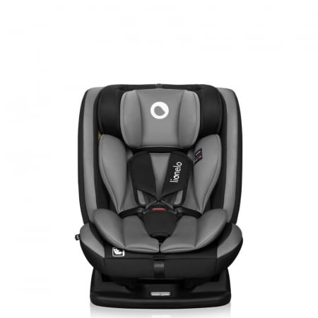 Scaun auto, Lionelo, Aart i-Size, Cu spatar inclinabil in 4 pozitii, Cu tetiera reglabila in 13 pozitii, 0-36 Kg, 40-150 cm, Cu centura siguranta in 3 puncte, Conform cu ECE R129/03, Gri [4]