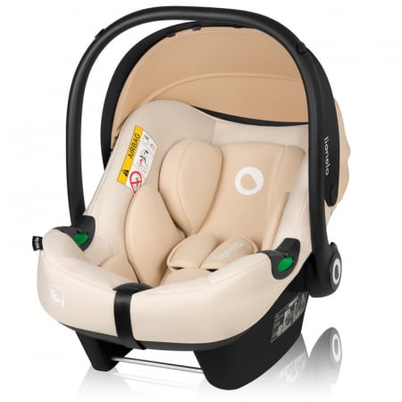 Scoica auto, Lionelo, i-Size Astrid, 0-13 Kg, 40-87 cm, Cu maner si capotina reglabile, Cu protectie laterala avansata, Salteluta confortabila, Testat ADAC, Conform cu standardul european de securitat [2]