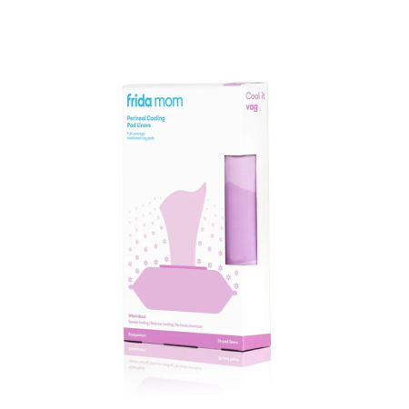 Set 24 servetele umede perineale, Frida Mom, Cu efect de calmare, Pentru perioada postpartum, Vindeca si curata zona intima, Fara ingrediente chimice, Alb [5]