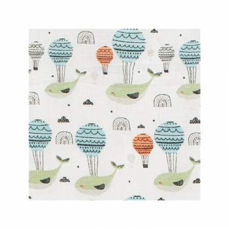 Set 3 scutece, New Baby, Multifunctionale, Din bumbac 100%, Material certificate Oeko Tex Standard 100, 70x80 cm, Multicolor, Boy [4]