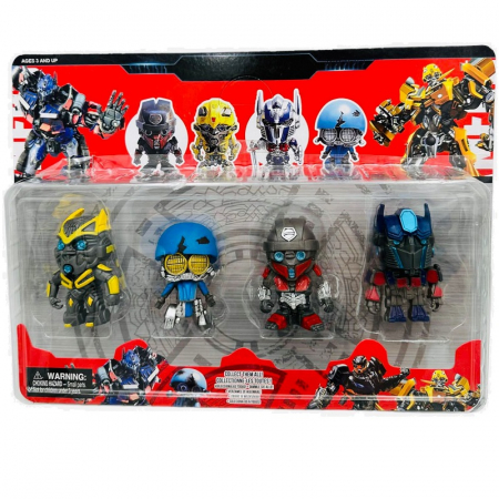 Figurine - Set 4 figurine tip Transformer , multicolor