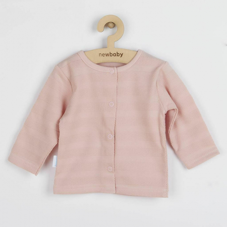 Set 7 piese: body cu maneca lunga, bluza, pantalonasi cu botosei, salopeta fara maneci, caciulita, manusi, botosei, Marime 56, Din bumbac 100%, New Baby, I am Pink [3]