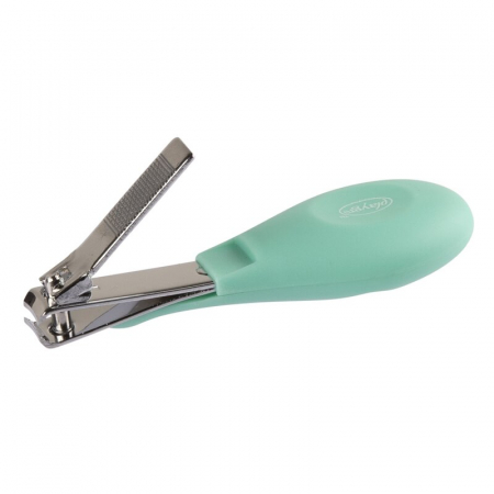 Set de ingrijire, Playgro, Include unghiera, fofecuta si doua pile, Cu manere moi si confortabile, Capete rotunjite la forfecuta, 0 luni+, Gentle Touch Nail Care Set [1]