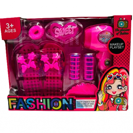 Papusi si Accesorii - Set de jucarie cu pantofi si accesori de coafat
