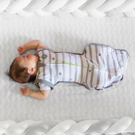 Sistem de infasare 3 in 1, Sleep, Confortabil si sigur, Cu 3 pozitii ale bratelor, Medium, Pentru 6 - 8.5 Kg, Bbluv, Grey [13]