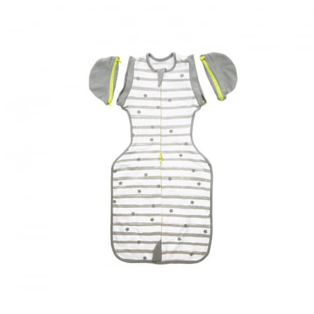 Sistem de infasare 3 in 1, Sleep, Confortabil si sigur, Cu 3 pozitii ale bratelor, Medium, Pentru 6 - 8.5 Kg, Bbluv, Grey [1]