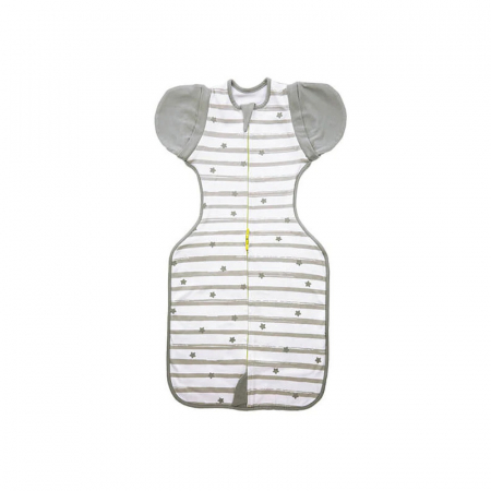 Saltele si accesorii infasat - Sistem de infasare 3 in 1, Sleep, Confortabil si sigur, Cu 3 pozitii ale bratelor, Small, Pentru 3 - 6 Kg, Bbluv, Grey