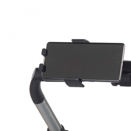 Suport telefon, Jane, Pentru carucior, Universal, Reglabil, Cu buton de blocare, Black [2]