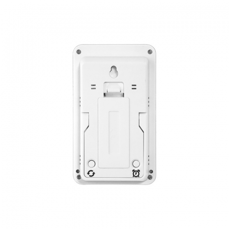 Termometru/Higrometru digital, Bbluv, 2 in 1, Igro, Cu ceas si alarma, Ecran LCD, Pe baza de baterii AAA, White [5]