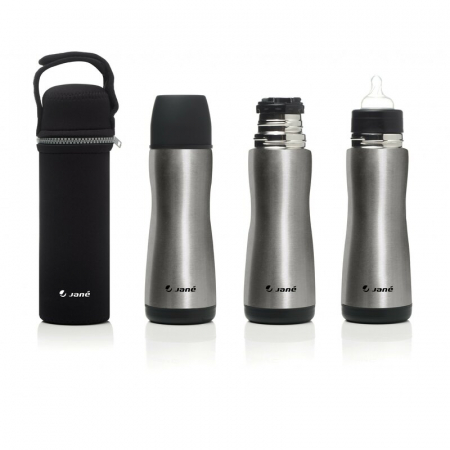 Termosuri - Termos lichide, Jane, Din otel inoxidabil, 300 ml, Fara BPA, Cu gentuta din izopren