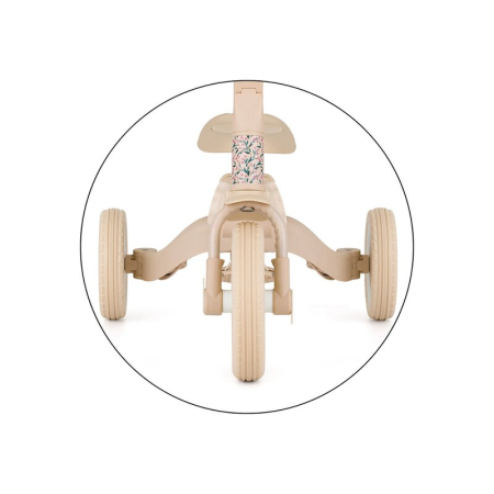 Tricicleta, Petite&Mars, Turbo, Editie limitata, 5 in 1, Multifunctionala, Vehicul de impins, Bicicleta cu/fara pedale, Cu maner de ghidaj, Detasabil, Roti din cauciuc, Pana la 25 kg, 1.5-5 ani, Pink  [14]