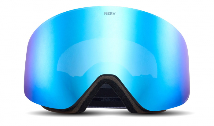 Ochelari NERV pentru ski si snowboard Path Black/Blue + Lentila Yellow [2]