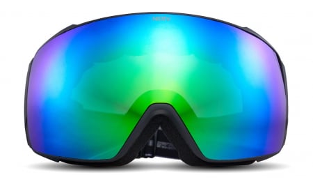 Ochelari NERV pentru ski si snowboard Focus Black/Green + Lentila Yellow [1]