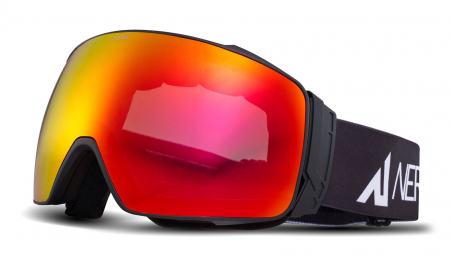 Ochelari NERV pentru ski si snowboard Focus  Black/Red  + Lentila Yellow [0]
