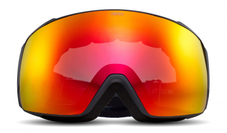 Ochelari NERV pentru ski si snowboard Focus  Black/Red  + Lentila Yellow [1]