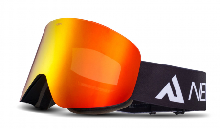 Ochelari NERV pentru ski si snowboard Path Black/Red + Lentila Yellow [0]