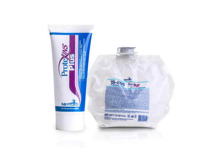 Protexins Plus Crema protectoare pentru maini impotriva substantelor pe baza de apa insolubile in apa,T-S800 rezerva, 800 ml [2]