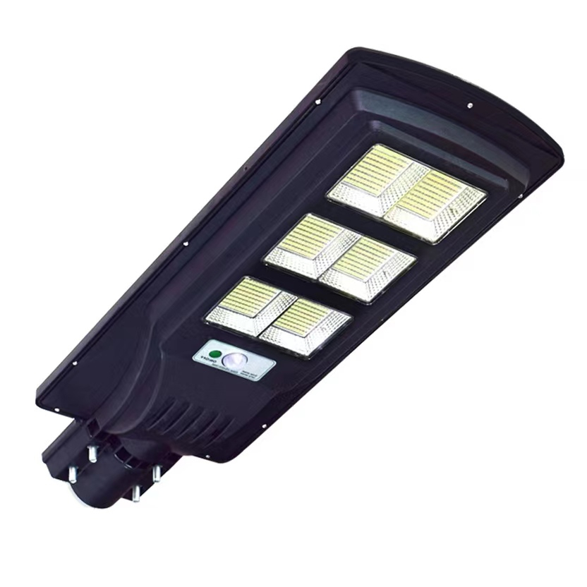 logic Liquefy stress Lampa Solara stradala 300W, 720 LED SMD, panou solar incorporat, cu senzor  de lumina si miscare, Telecomanda inclusa