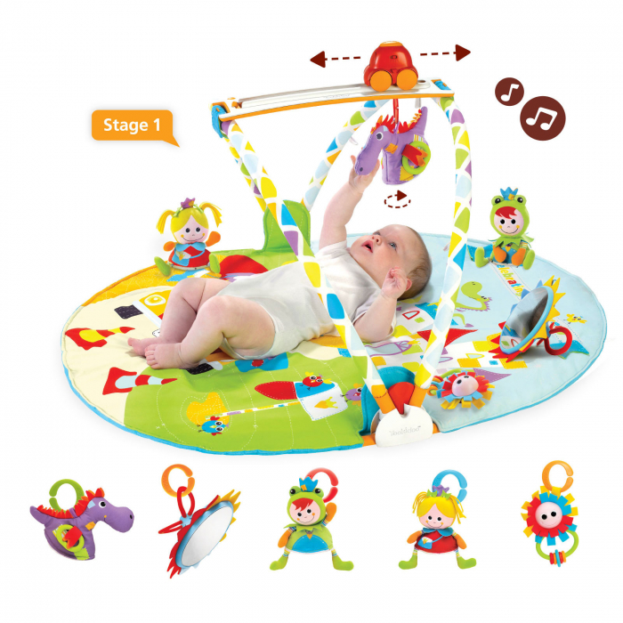 Jucărie centru de joacă cu jucării mobile și activități fizice, 0-12 luni, Yookidoo [2]