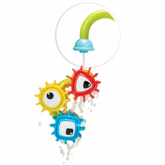 Jucărie robinet pivotant cu accesorii de sortare, rotative și colorate - 9-36 luni, Yookidoo [6]