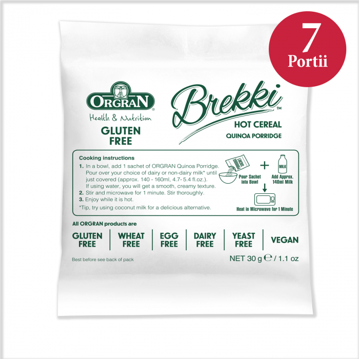 Terci cu quinoa, măr și scorțișoară fără gluten Orgran - 210 g. [2]